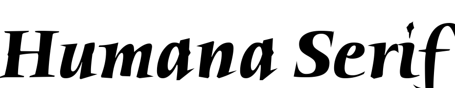 Humana Serif ITC TT Bold Italic Fuente Descargar Gratis